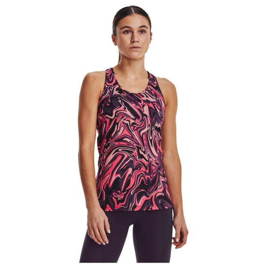 Under Armour Γυναικεία αμάνικη μπλούζα UA HG Armour Racer Print Under Armour Γυναικεία αμάνικη μπλούζα UA HG Armour Racer Print